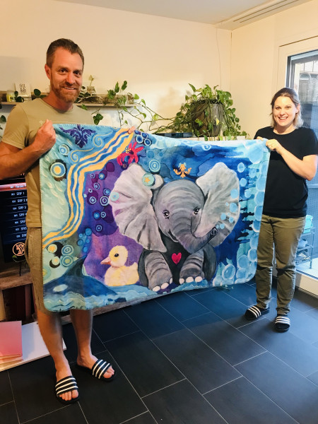 Baby Kunstdecke - art blanket