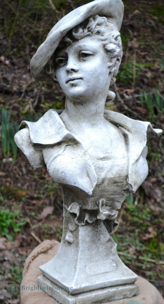 Lady ´´La Canotiere´´ Büste - Steinfigur