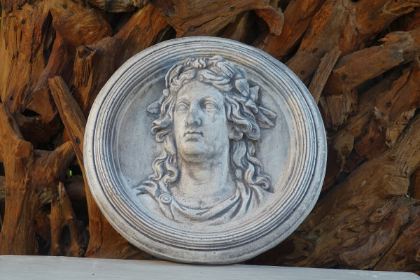 Medaillon mit griechischem Philosophen