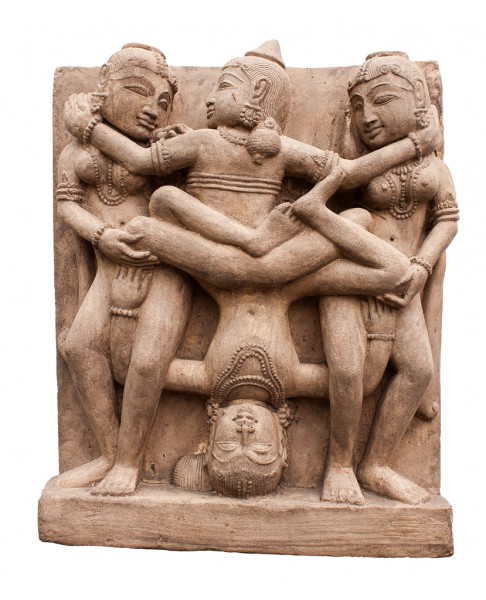 Akt Mann und Frau- Relief