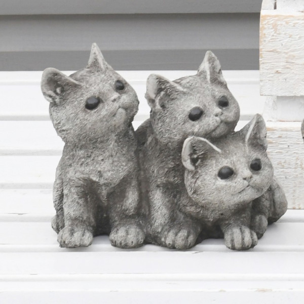 Sitzendes Kätzchen-Trio