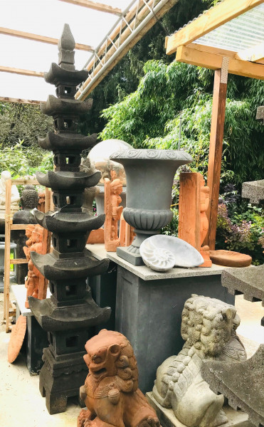 Japanische Steinpagode, 7 Ebenen - 195cm