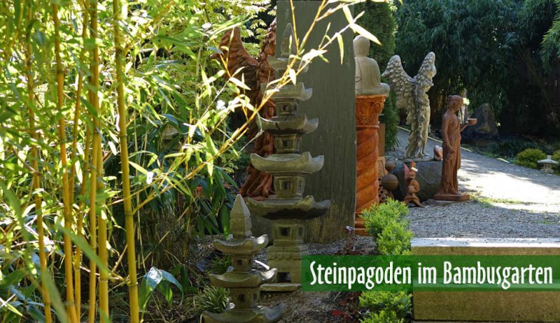 Asiatische Steinlampe