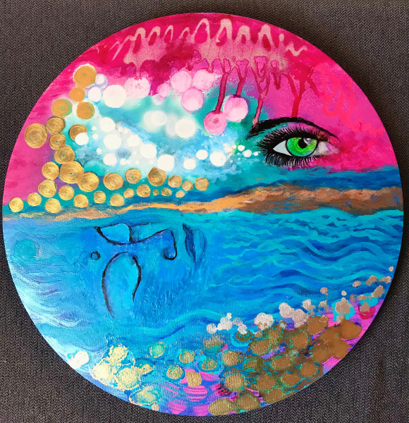 I bring you light - Original painting