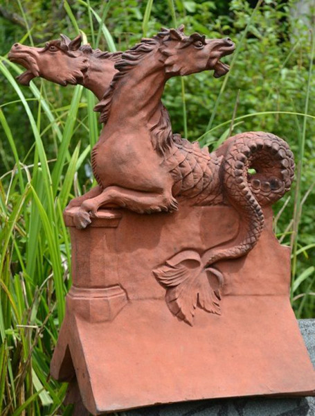 Pferd/Schlange twin headed - Dachreiter