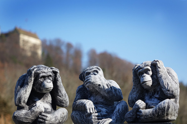 Nichts gehört, nichts gesagt - 2 Affen