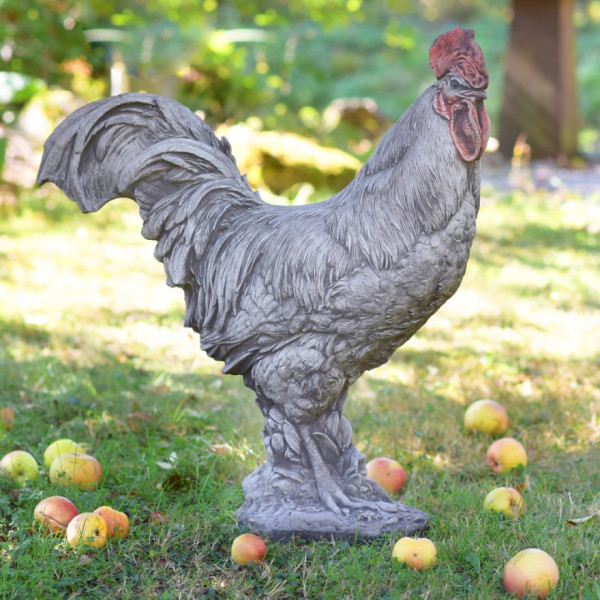 Großer Hahn - Steinfigur