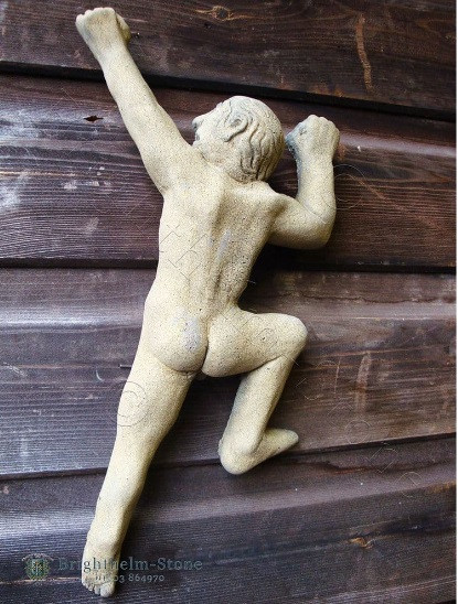 Kletternder Mann - Wanddeko