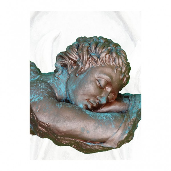 Büste Selene, Kupfereffekt