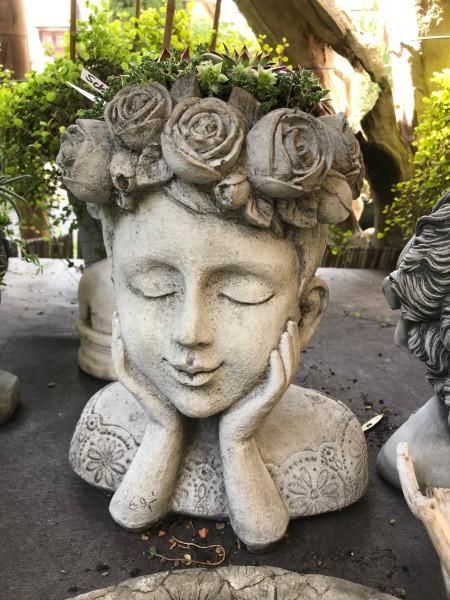 Pflanzkopf - Kopf auf Händen