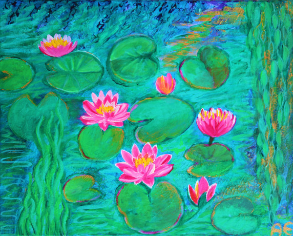 Water Love - Original Painting and Print