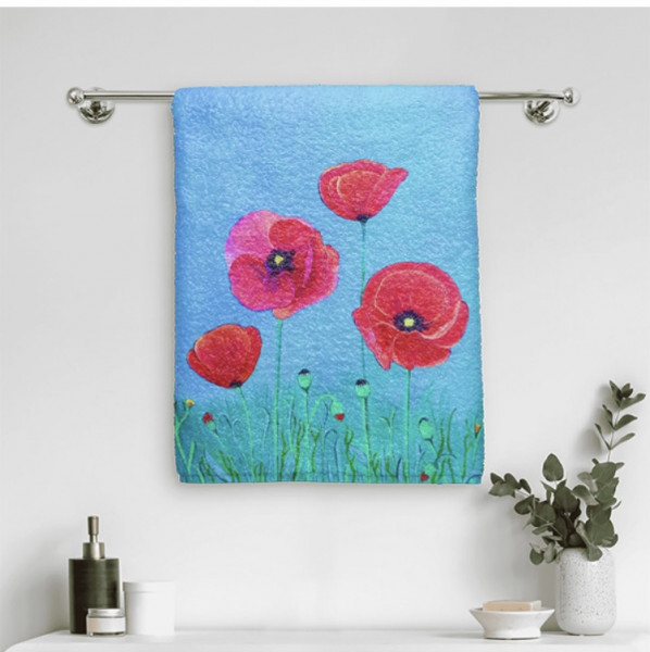 Handtuch mit Kunstdruck - art towel Monira Art