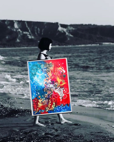 Discovery of dimensions - Original Painting and print