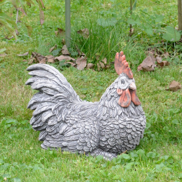 Großer sitzender Hahn
