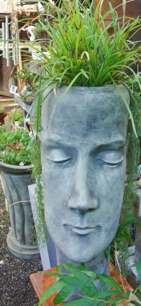 Pflanzkopf Frau Pflanzgefäß