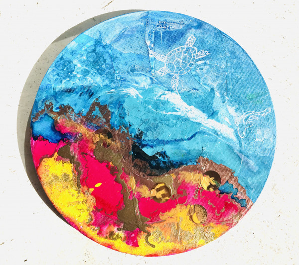 World of beautiful colors - original painting